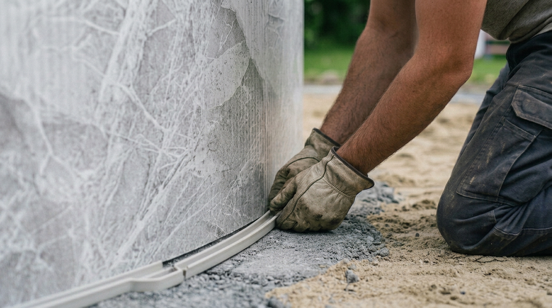 Installing Your Pool, Stage 4: Standing The Wall
