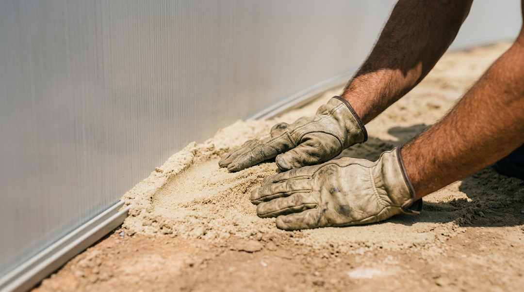 Installing Your Pool, Stage 5: The Cove, The Sand Base, And The Uprights