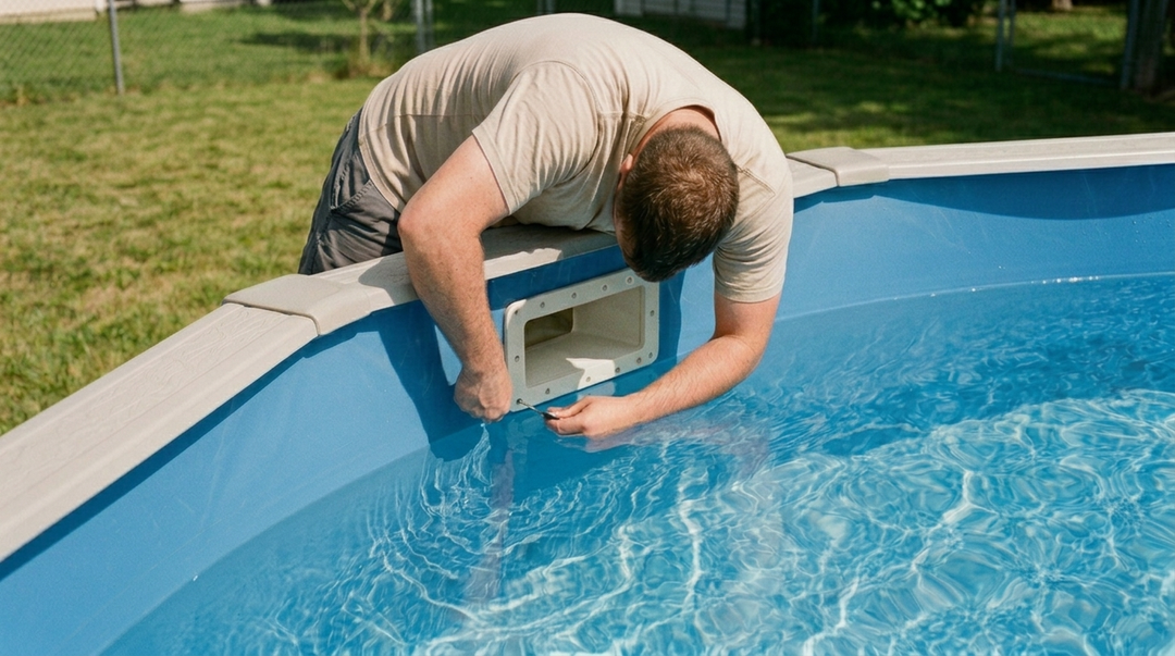 Installing Your Pool, Stage 8: Fitting The Skimmer And Completing The Fill