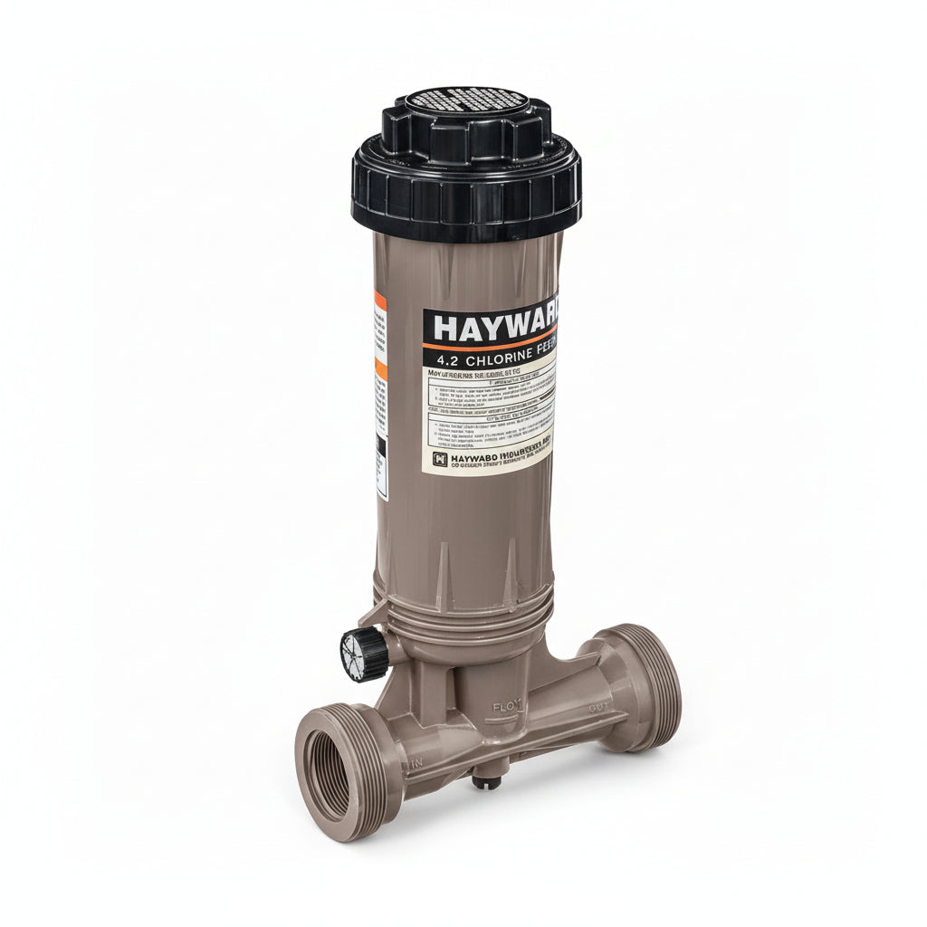 Hayward CL100 In-Line Automatic Pool Chlorinator | 4.2 lb Capacity | CL100