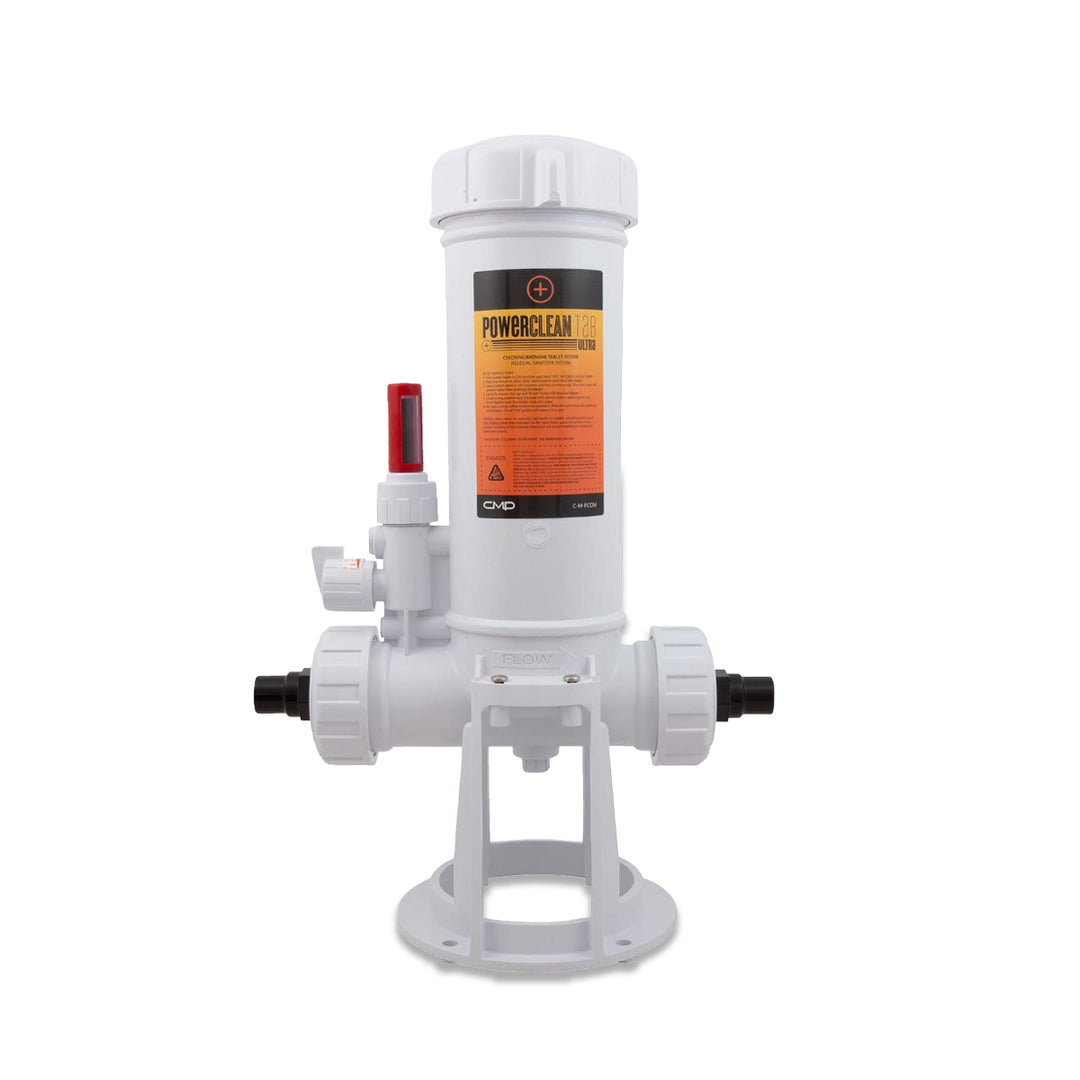 CMP Powerclean Tab Ultra Off-Line Chlorinator | Clear Glass Lid | 50,000 Gallons | 25280-300-000