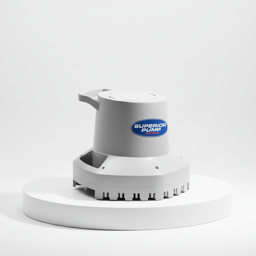 Superior Automatic Pool Cover Pump, 2100 Max GPH, 25&