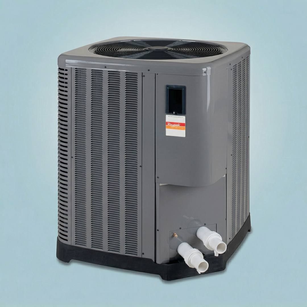Raypak 140K BTU Heat Pump Pool Heater - 240V - R8450Ti-E | 016033