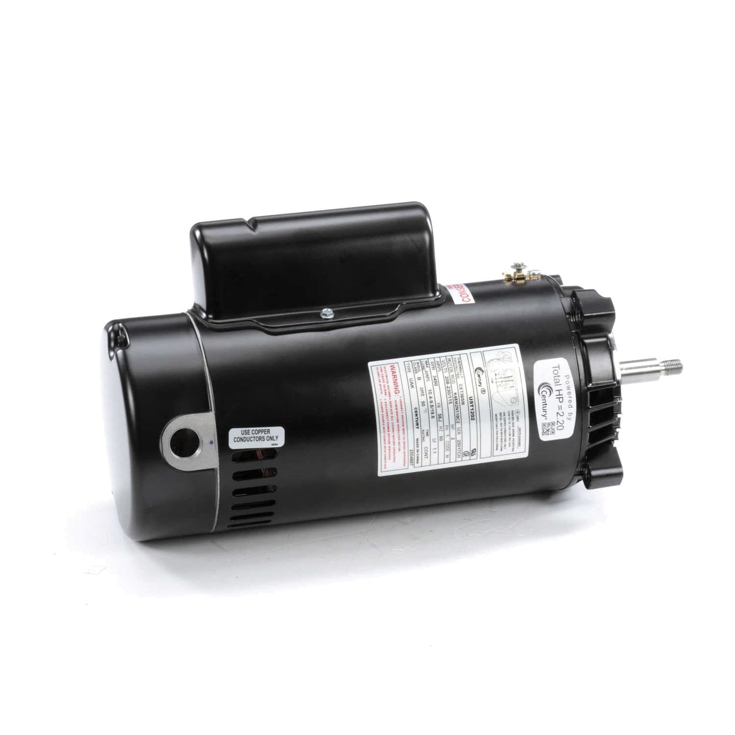 Century Pool Pump Motor, Threaded Shaft, 2HP 56J | UST1202