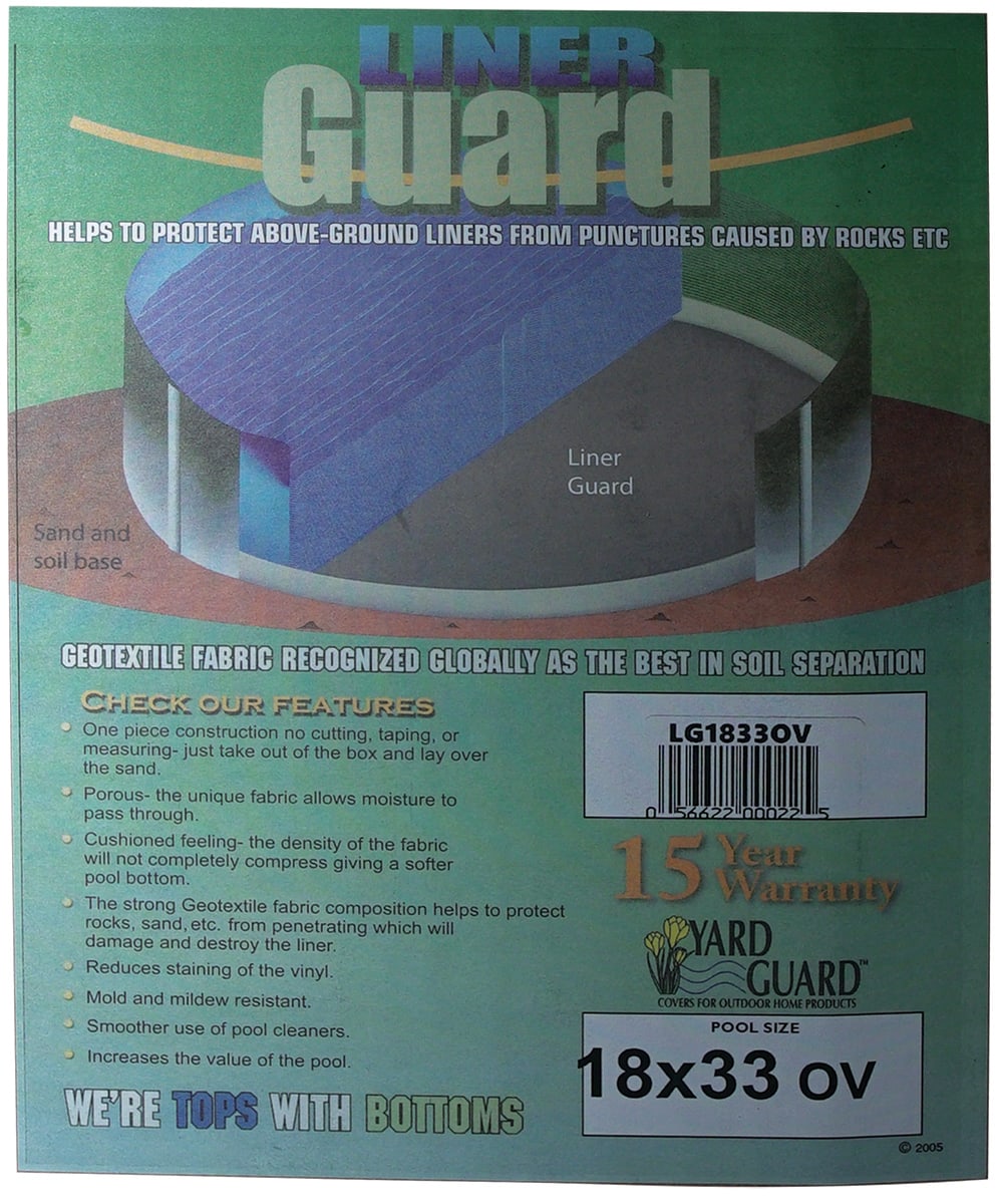 18' x 33' Oval Premium Floor Padding | LG1833OV