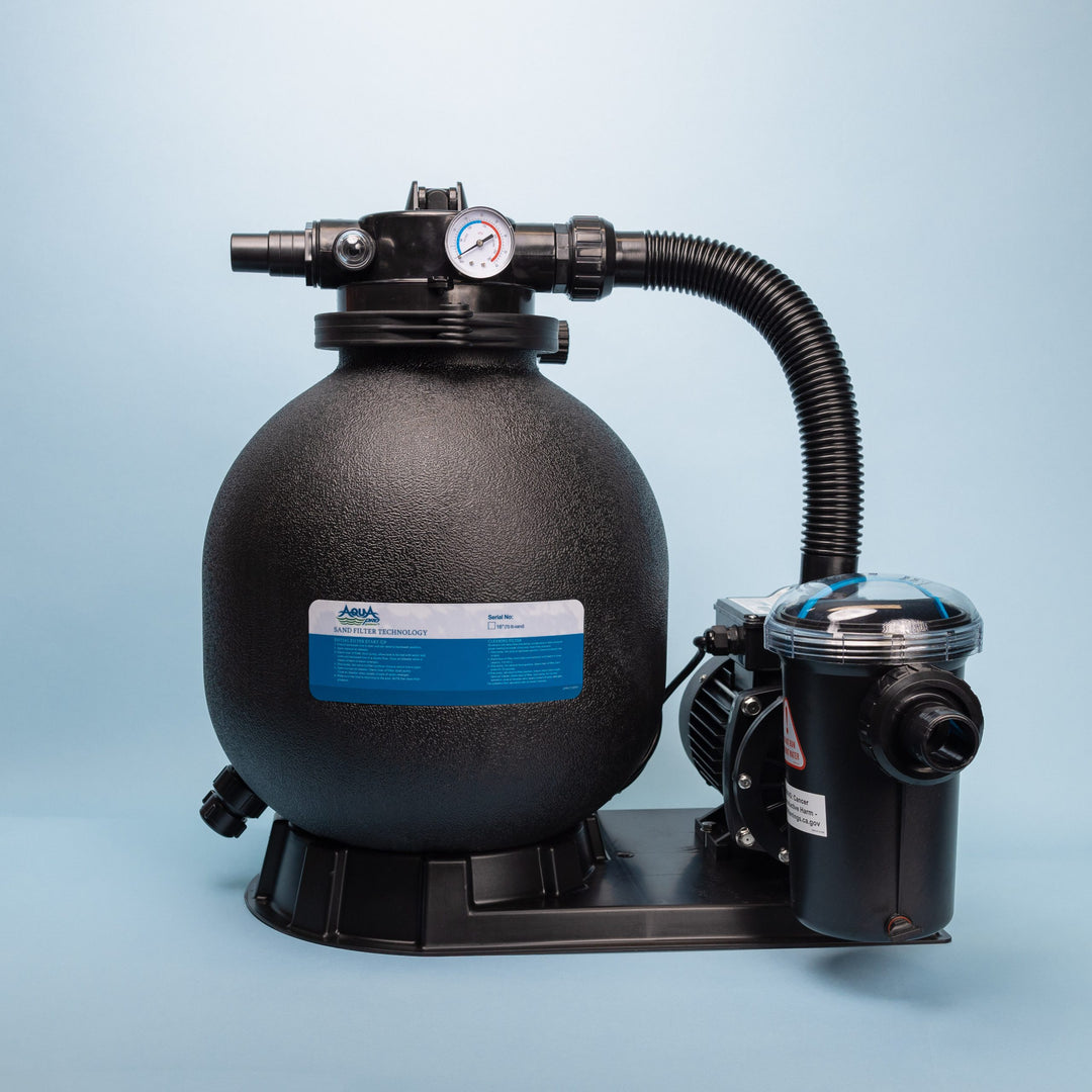 Aquapro 15" Sand Filter &amp; 1HP Single Speed Pump Combo | APA1063075LBS