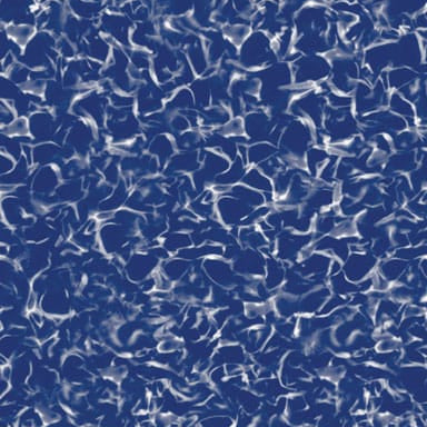 A blue crystal-like patterned liner for an aquatic setting, typically used for pool or spa walls.